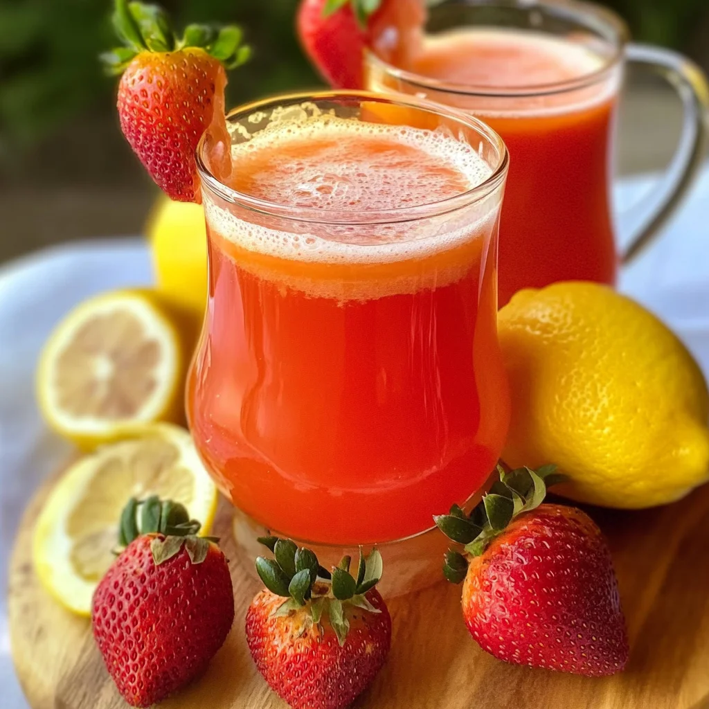 Easy Strawberry Lemonade