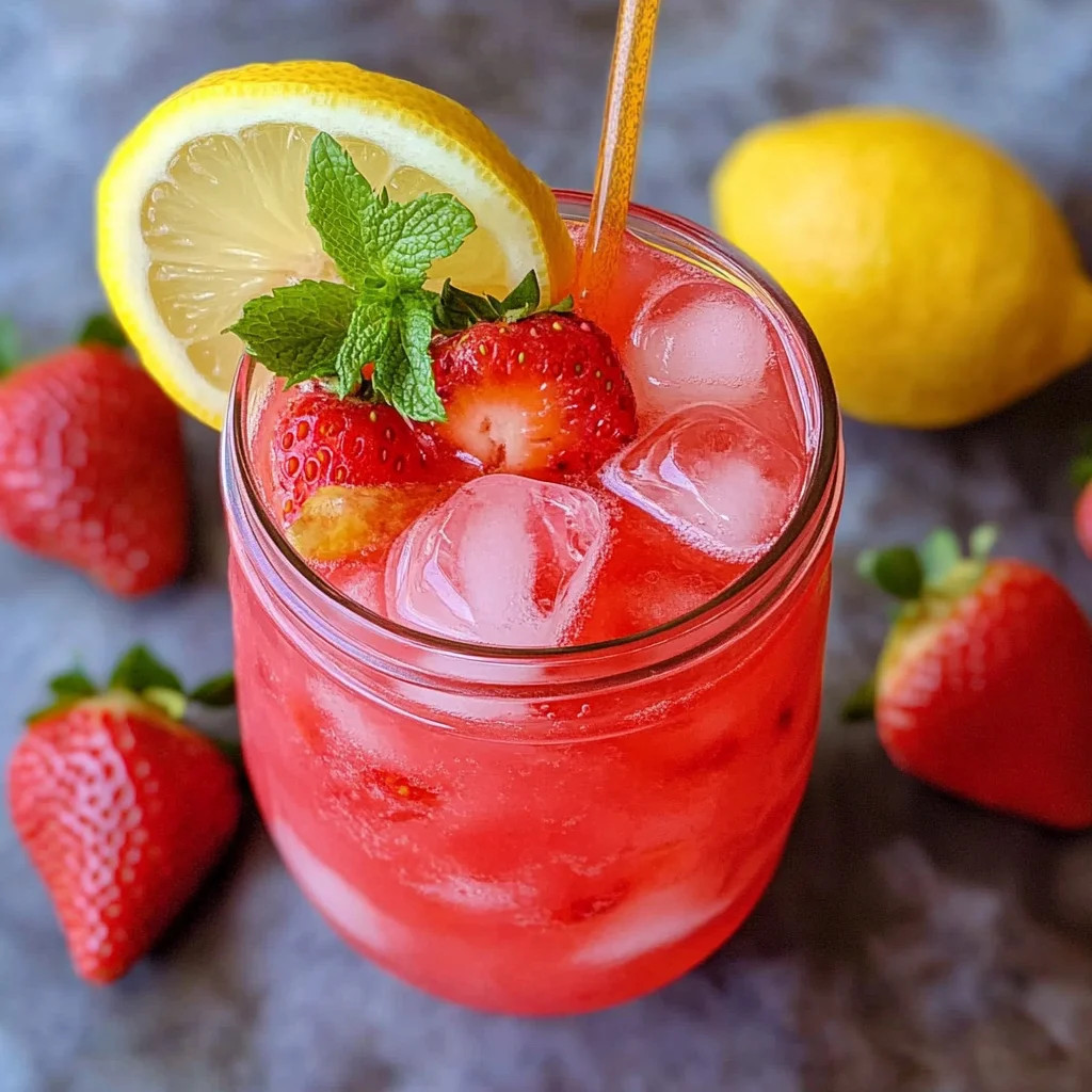 Easy Strawberry Lemonade Recipe