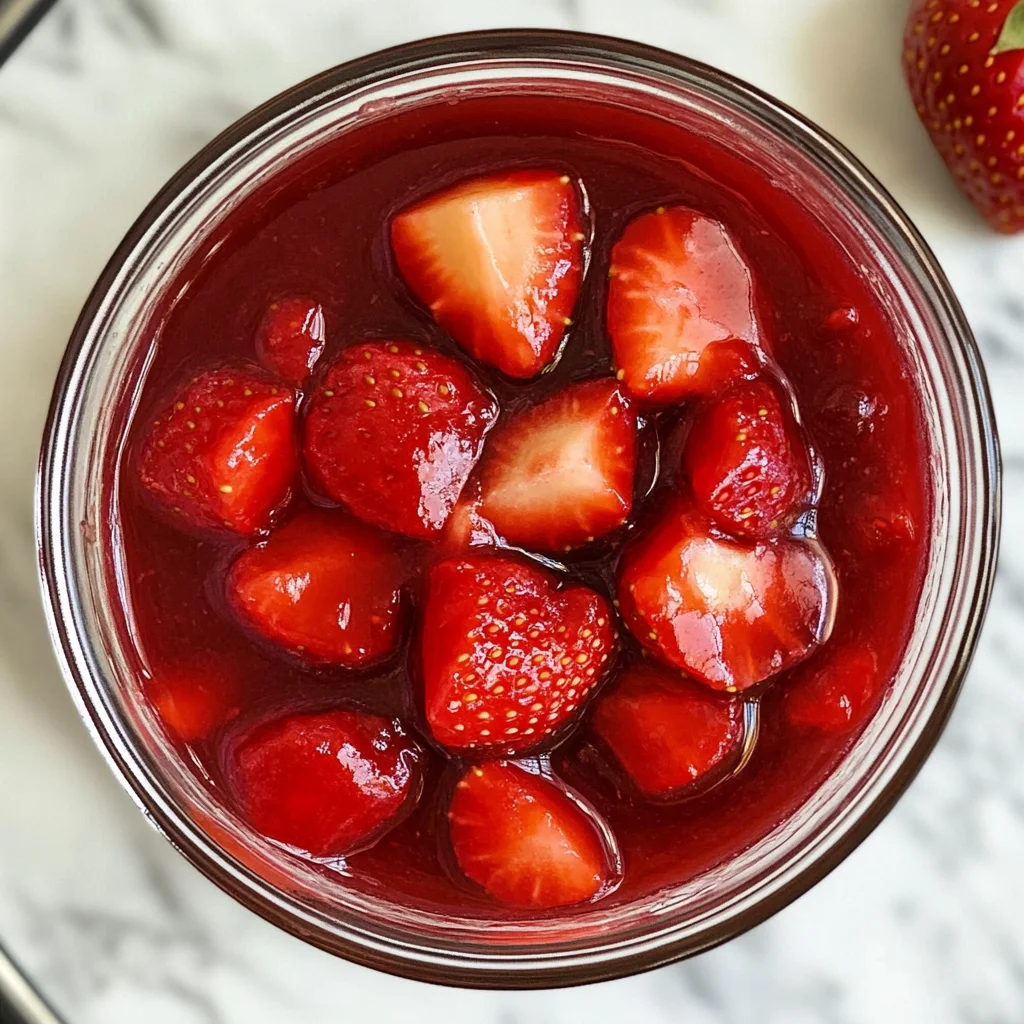 Easy Strawberry Topping (Strawberry Sauce)