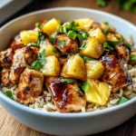 Honey Garlic Pineapple Chicken Bowl: A Tropical Delight!