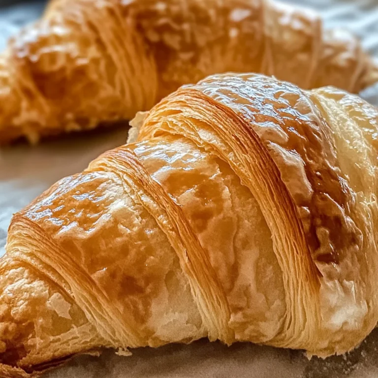 Melt-in-Your-Mouth Homemade French Croissant Delight