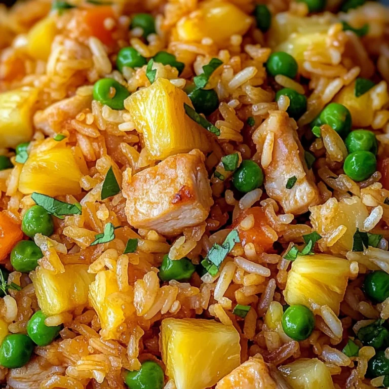 Pineapple Chicken Fried Rice Recipe