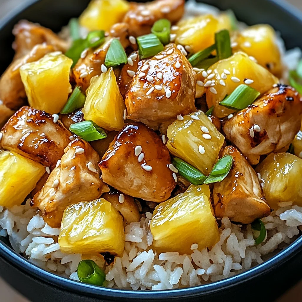 Pineapple Chicken and Rice