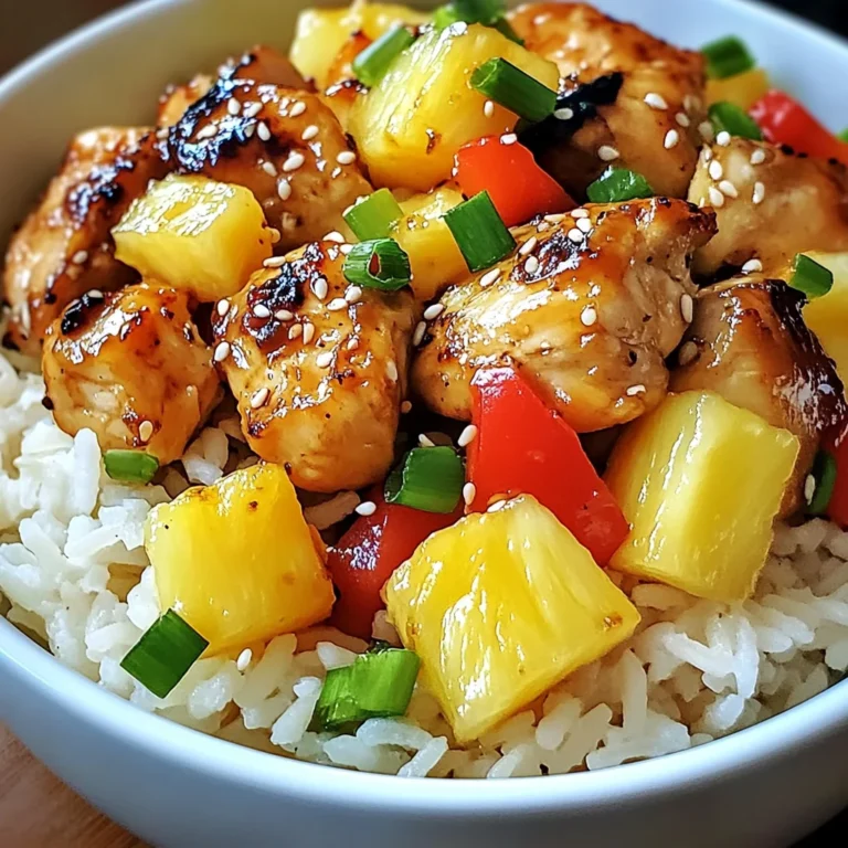 Pineapple Chicken and Rice Recipe – Easy Tropical Flavor