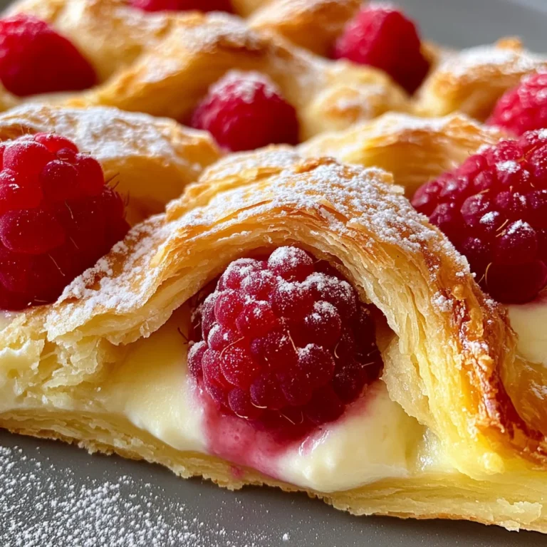 Raspberry Custard Pastry Recipe