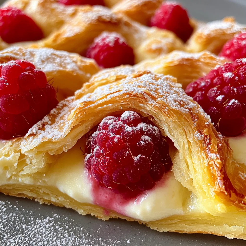 Raspberry Custard Pastry Recipe