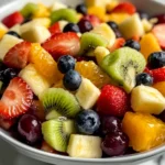 Refreshing Fruit Salad with Honey Lime Dressing