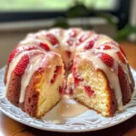 SOUR CREAM STRAWBERRY BUNDT CAKE