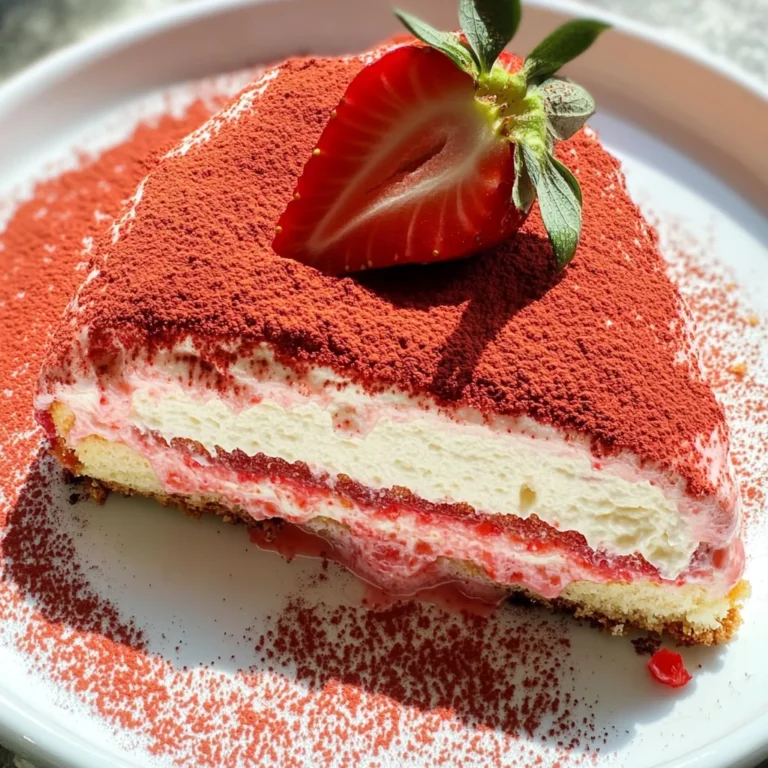 Strawberry Tiramisu