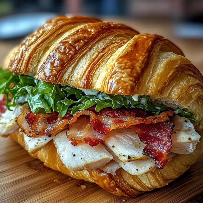 Turkey Bacon Chicken Croissant