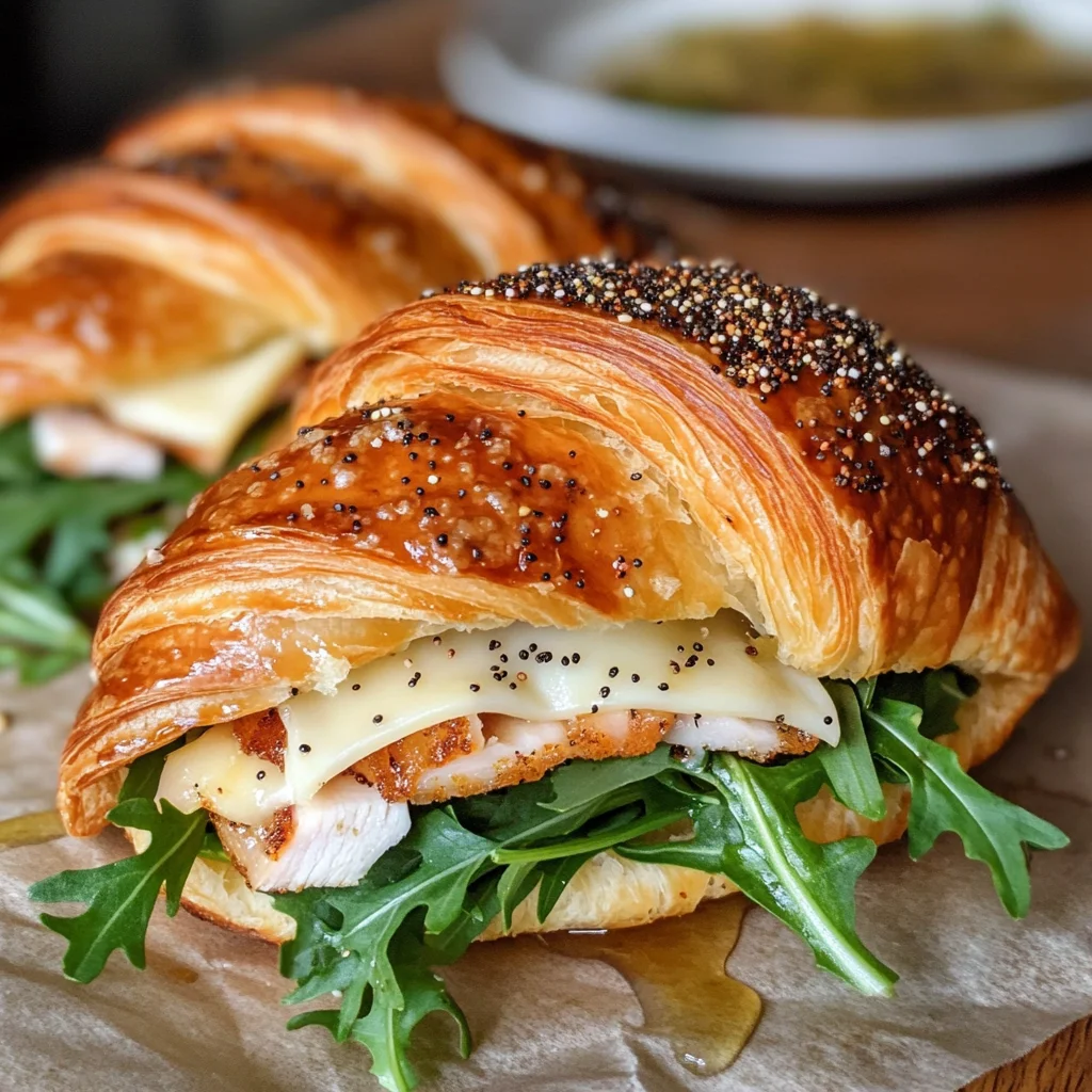 Turkey and Havarti Croissant Sandwich