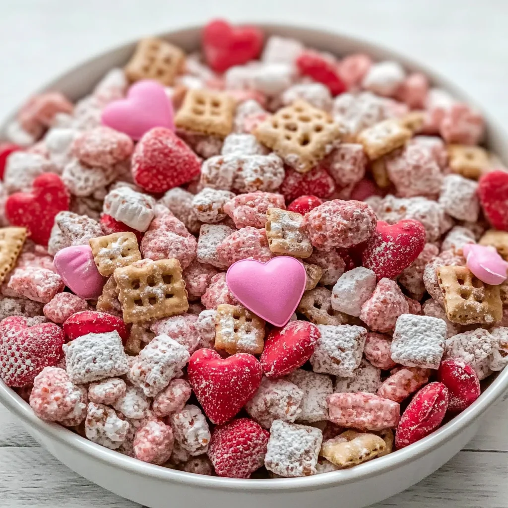 Valentine’s Day Muddy Buddies